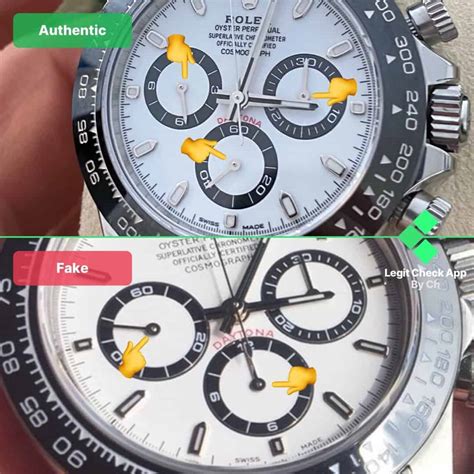 cosa controllare rolex daytona falso|rolex daytona real vs fake.